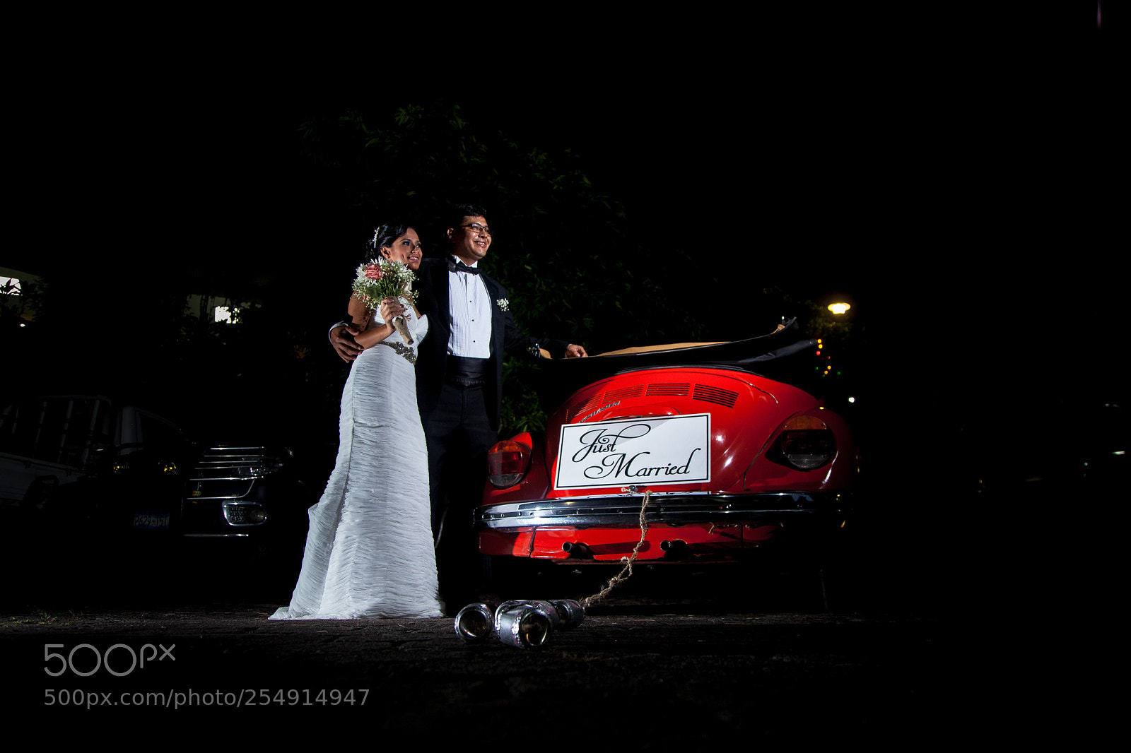 Canon EOS 5D Mark II sample photo. Just married photography