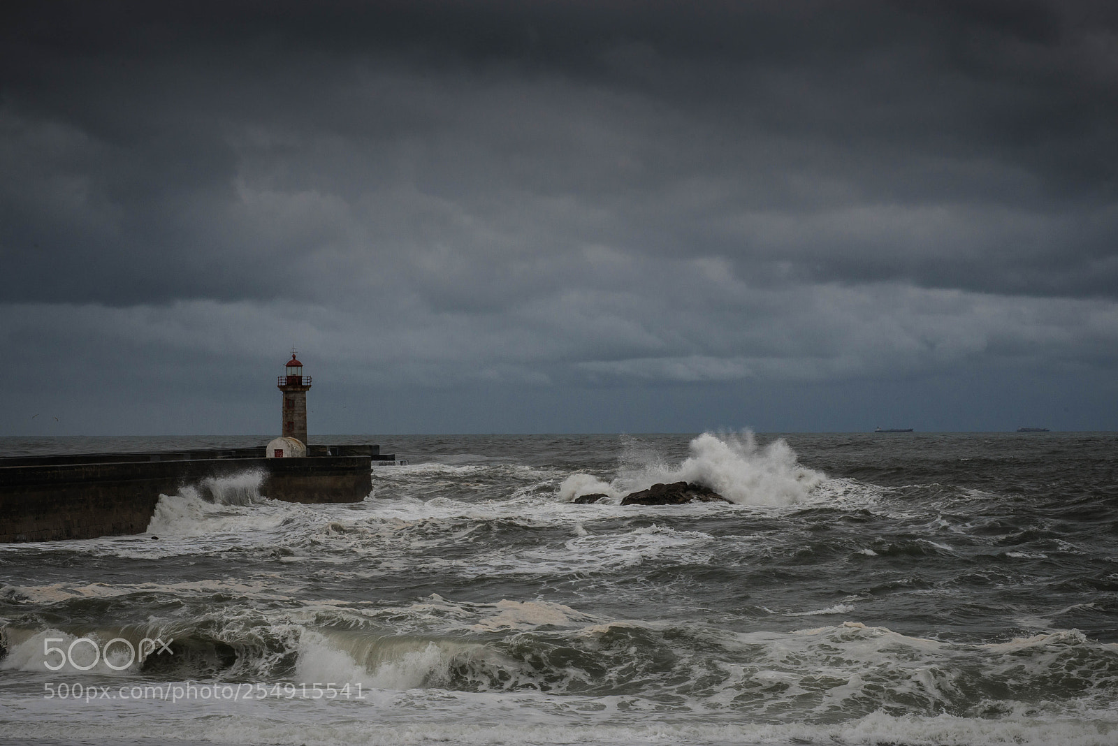 Nikon D800 sample photo. Porto on a stormy photography