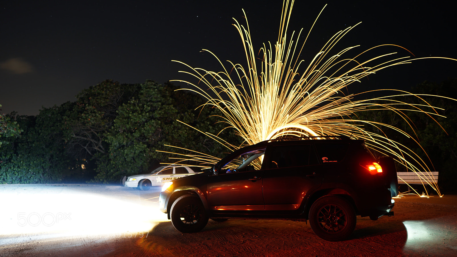 Sony a6300 sample photo. Sparks fly photography