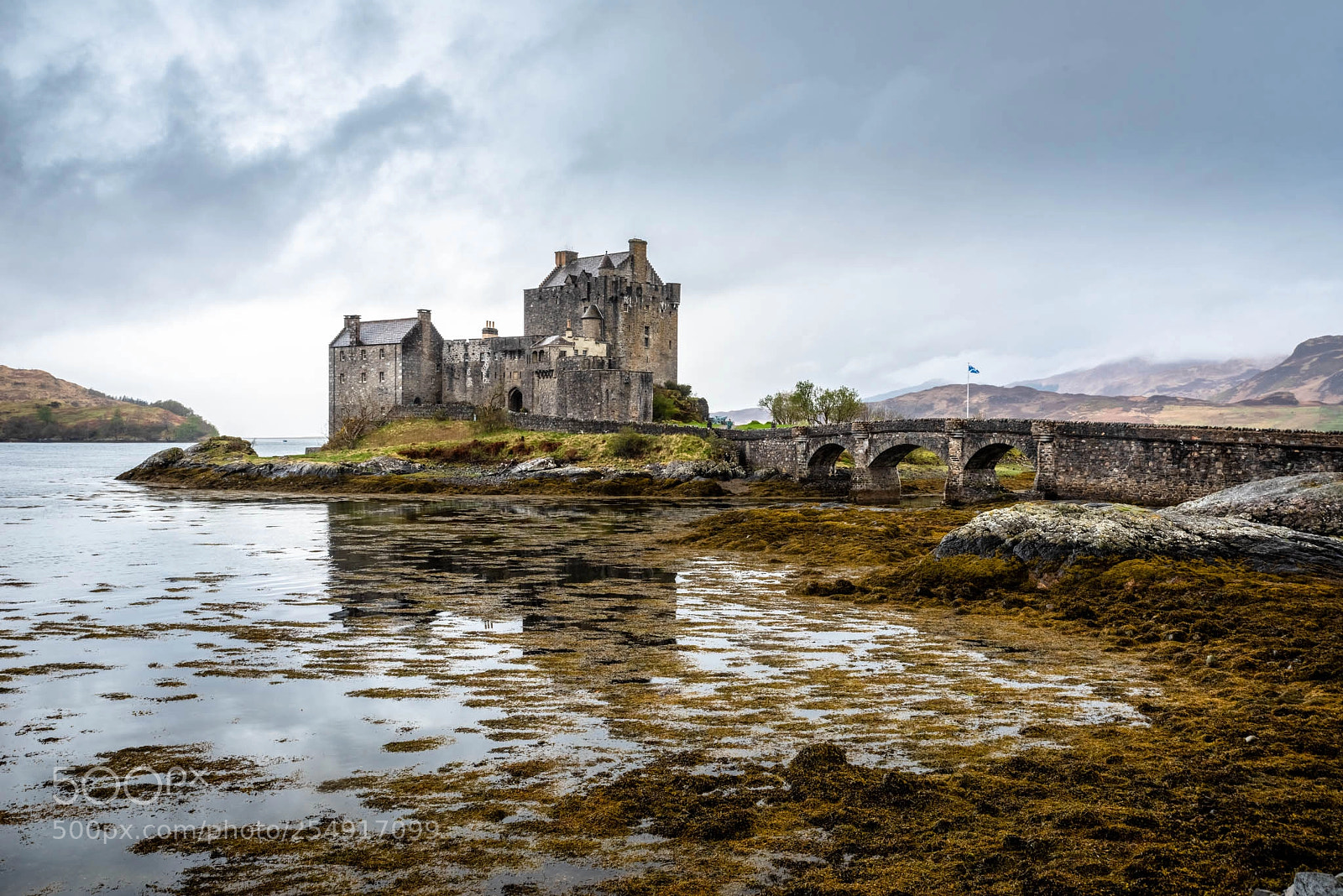 Pentax K-1 sample photo. Eilean donan castle photography