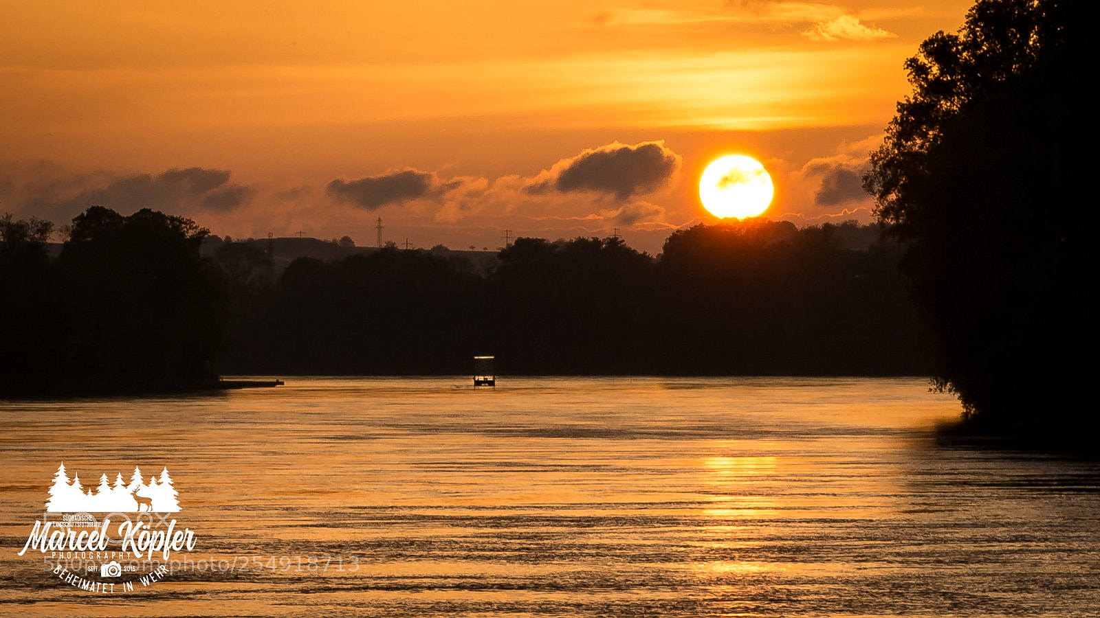 Nikon D5200 sample photo. Rhine sunset photography