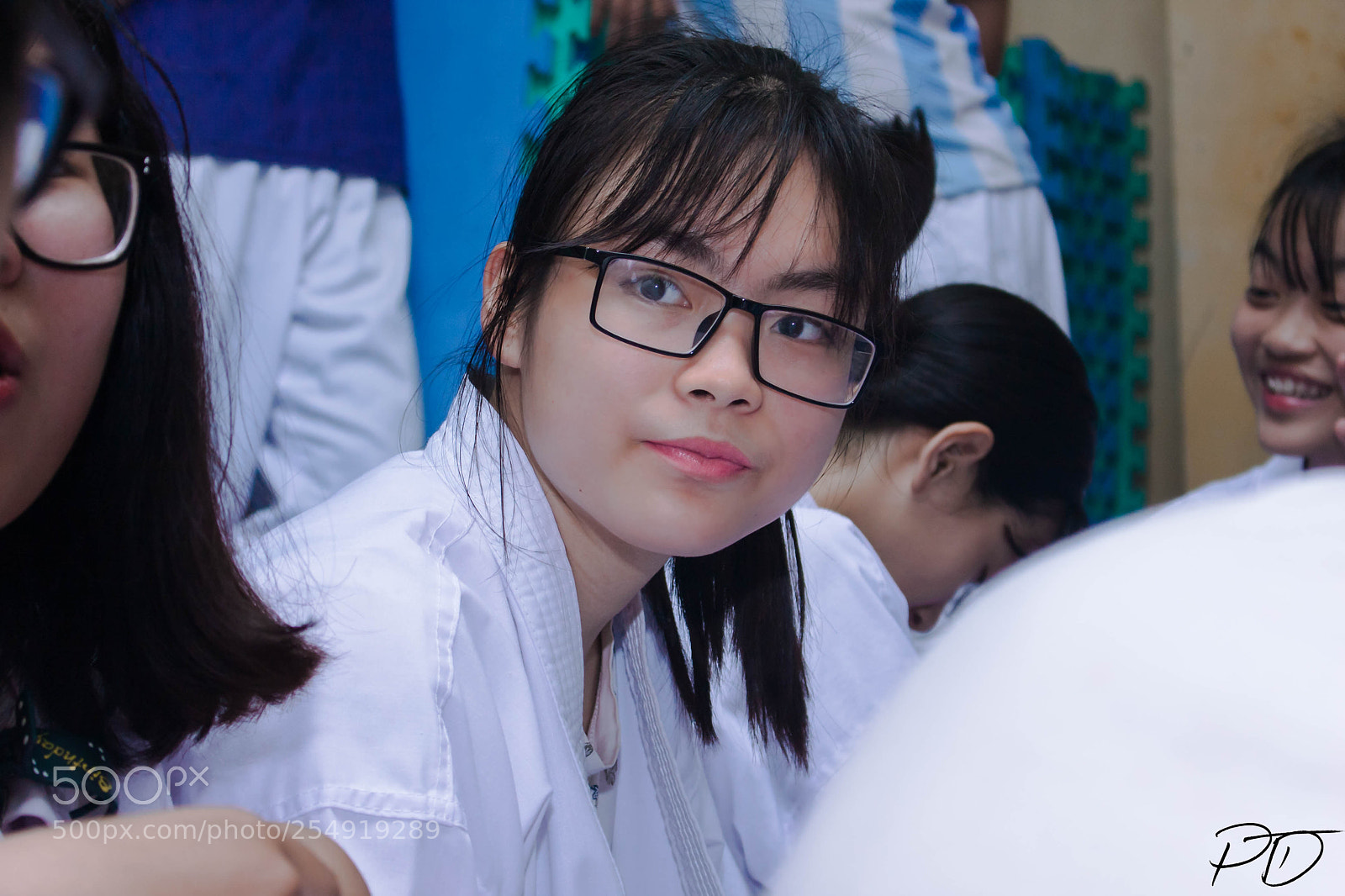 Canon EOS 40D sample photo. Karate girl photography