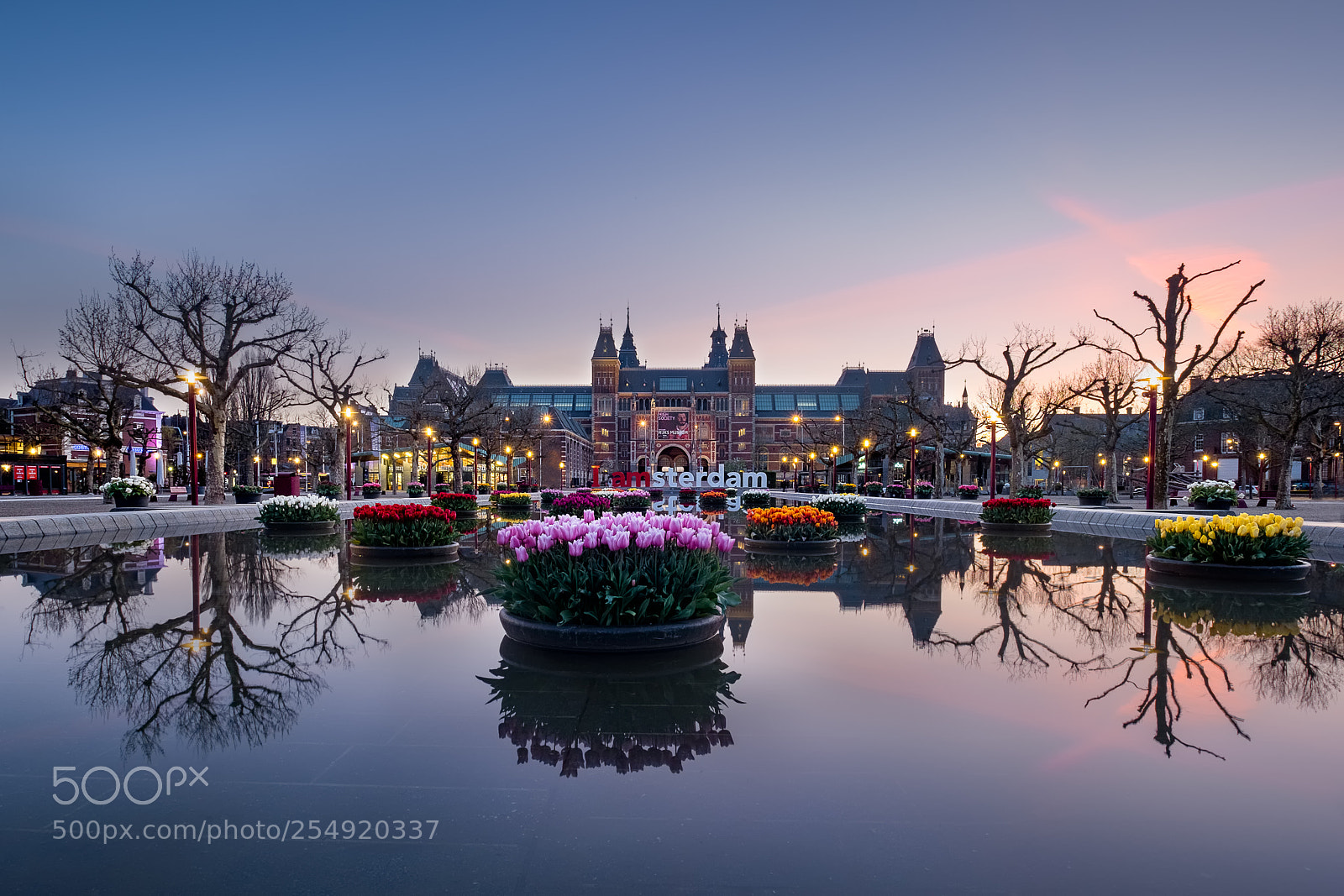 Fujifilm X-T2 sample photo. Rijksmuseum at blue hour photography