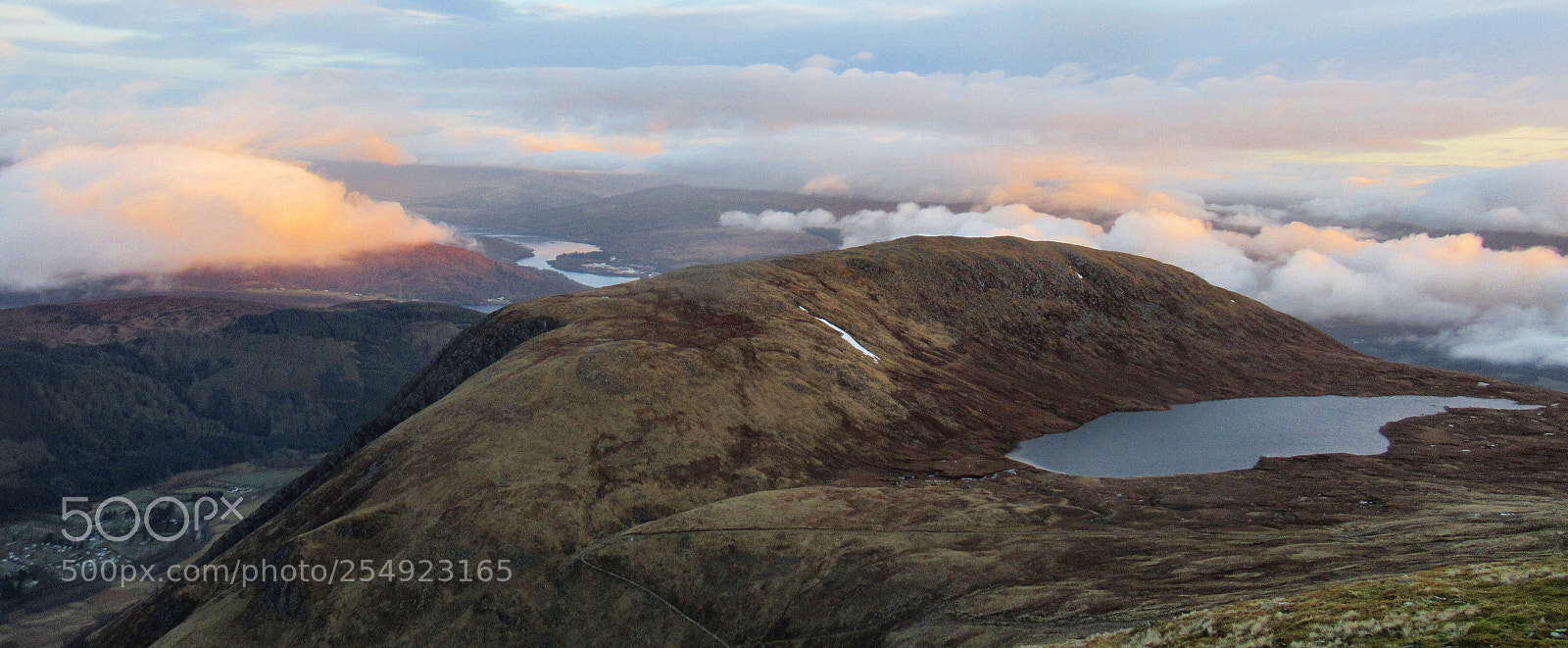 Canon PowerShot SX620 HS sample photo. Sunrise above the lochan. photography