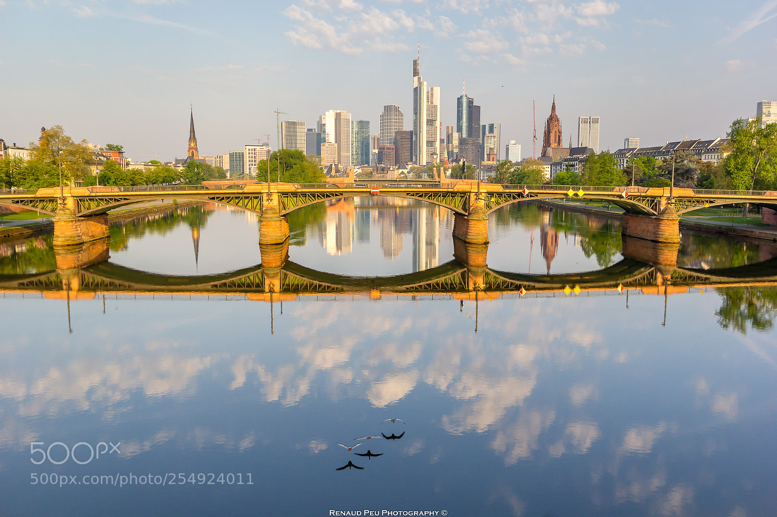 Canon EOS 60D sample photo. Frankfurt reflection photography
