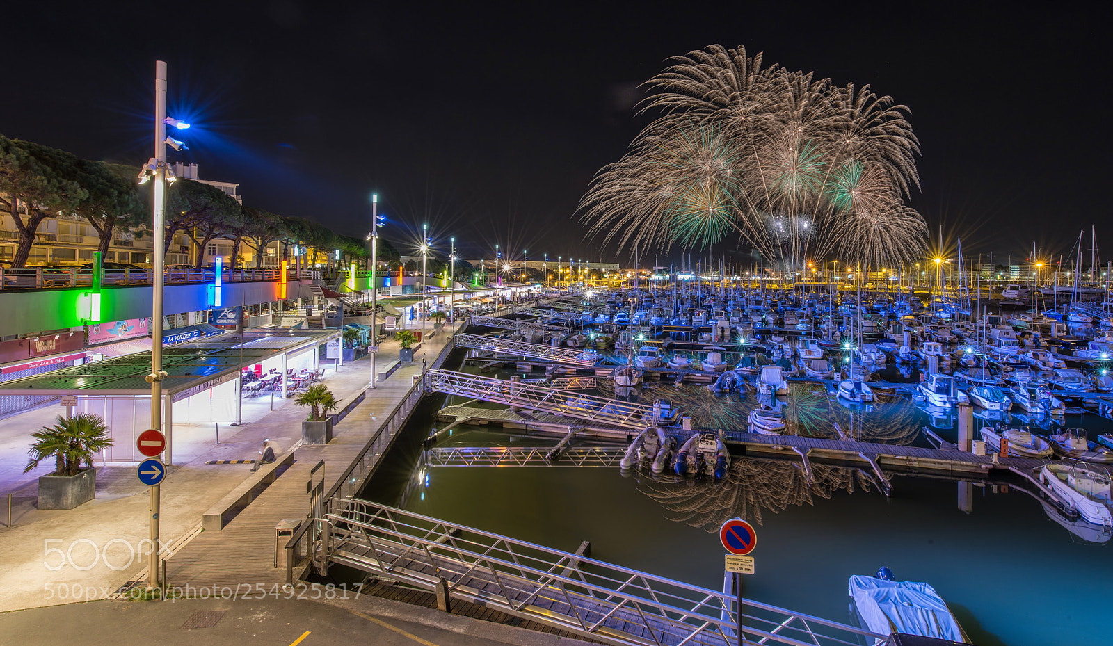 Nikon D800 sample photo. Night in royan photography