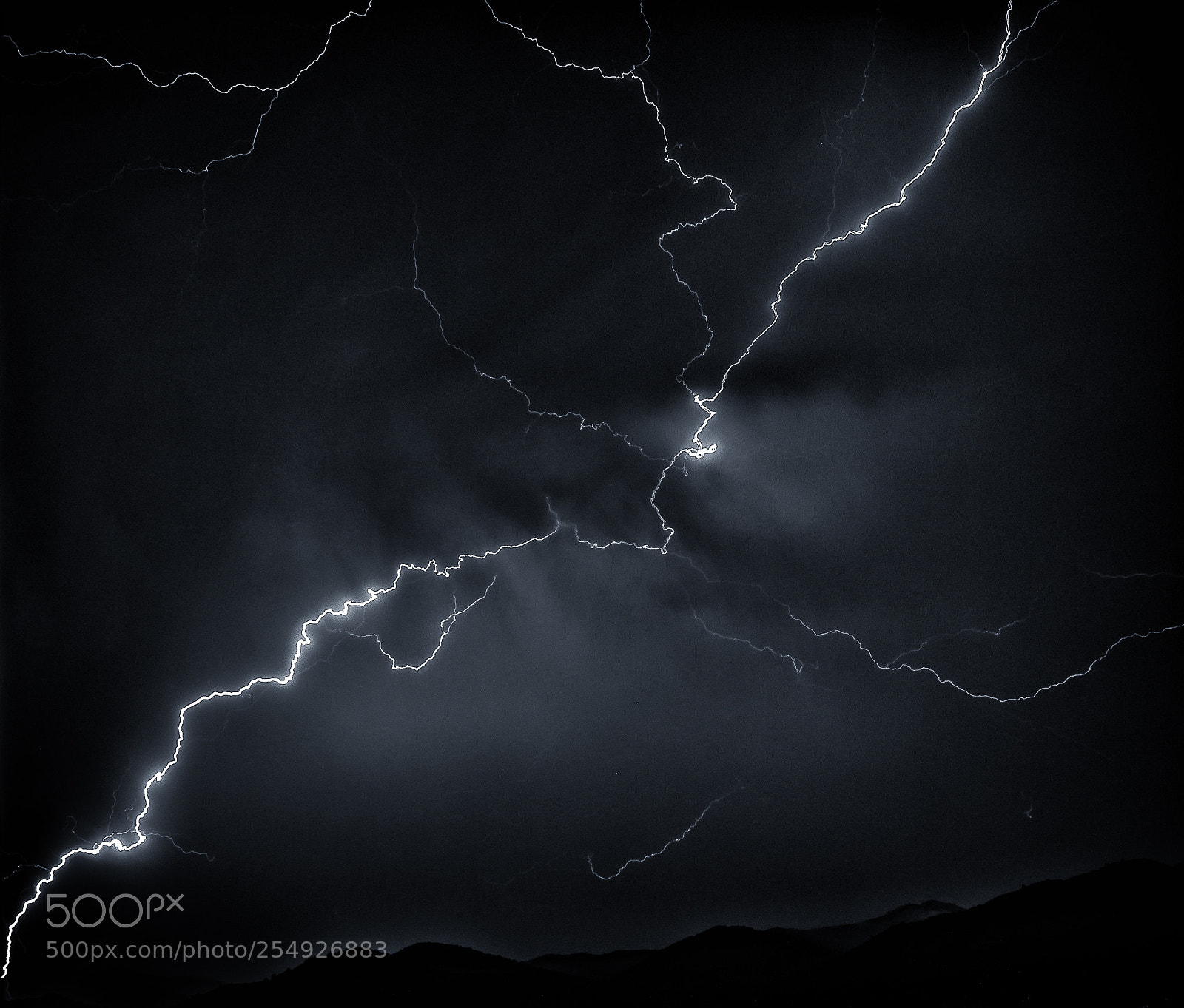 Sony a7 II sample photo. Lightning and thunder photography