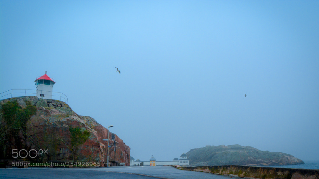 Nikon D5200 sample photo. Lighthouse a gray day. photography