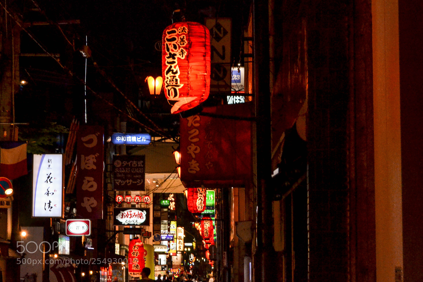 Nikon D3100 sample photo. Japanese lanterns in osaka photography