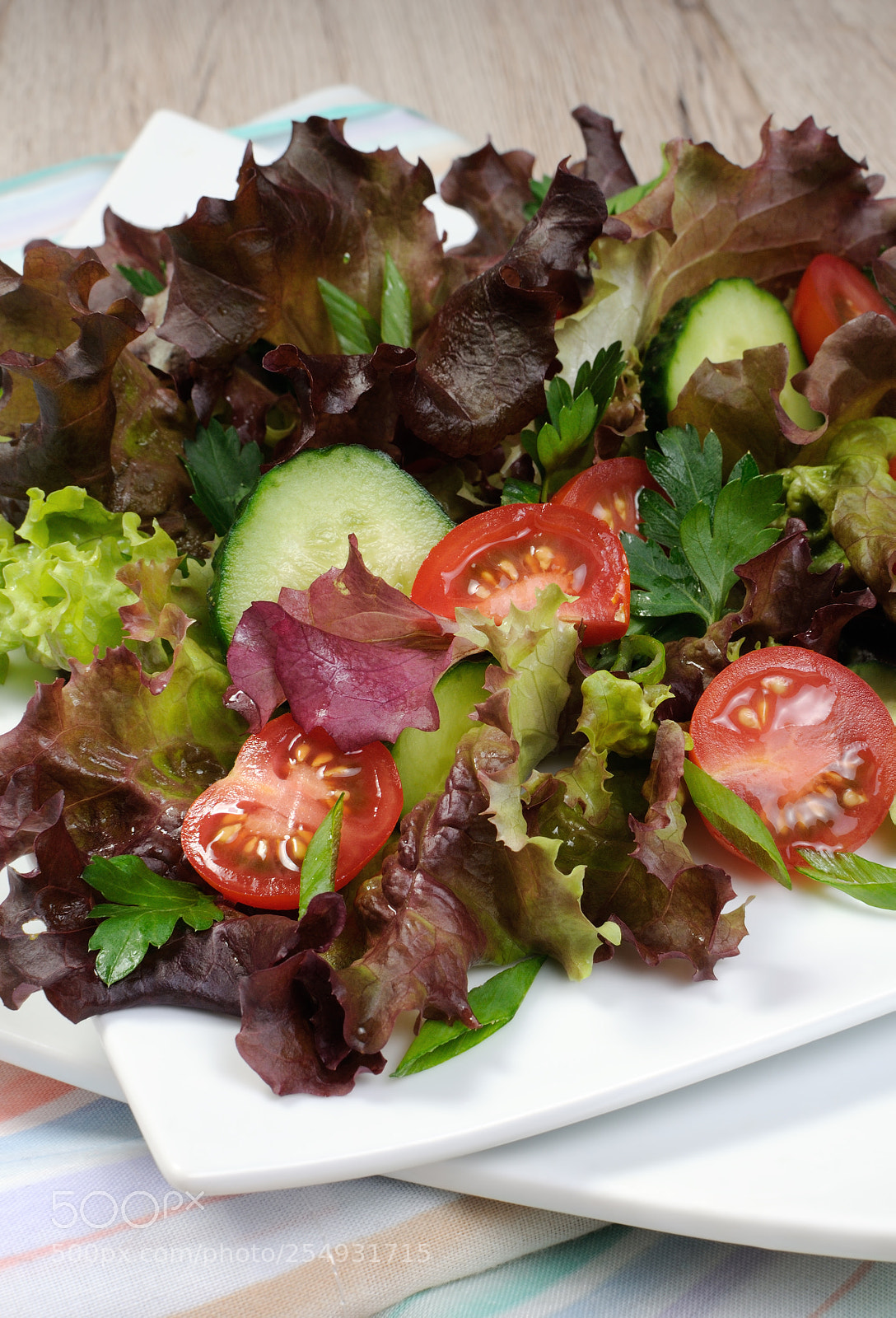 Nikon D90 sample photo. Vegetable salad photography
