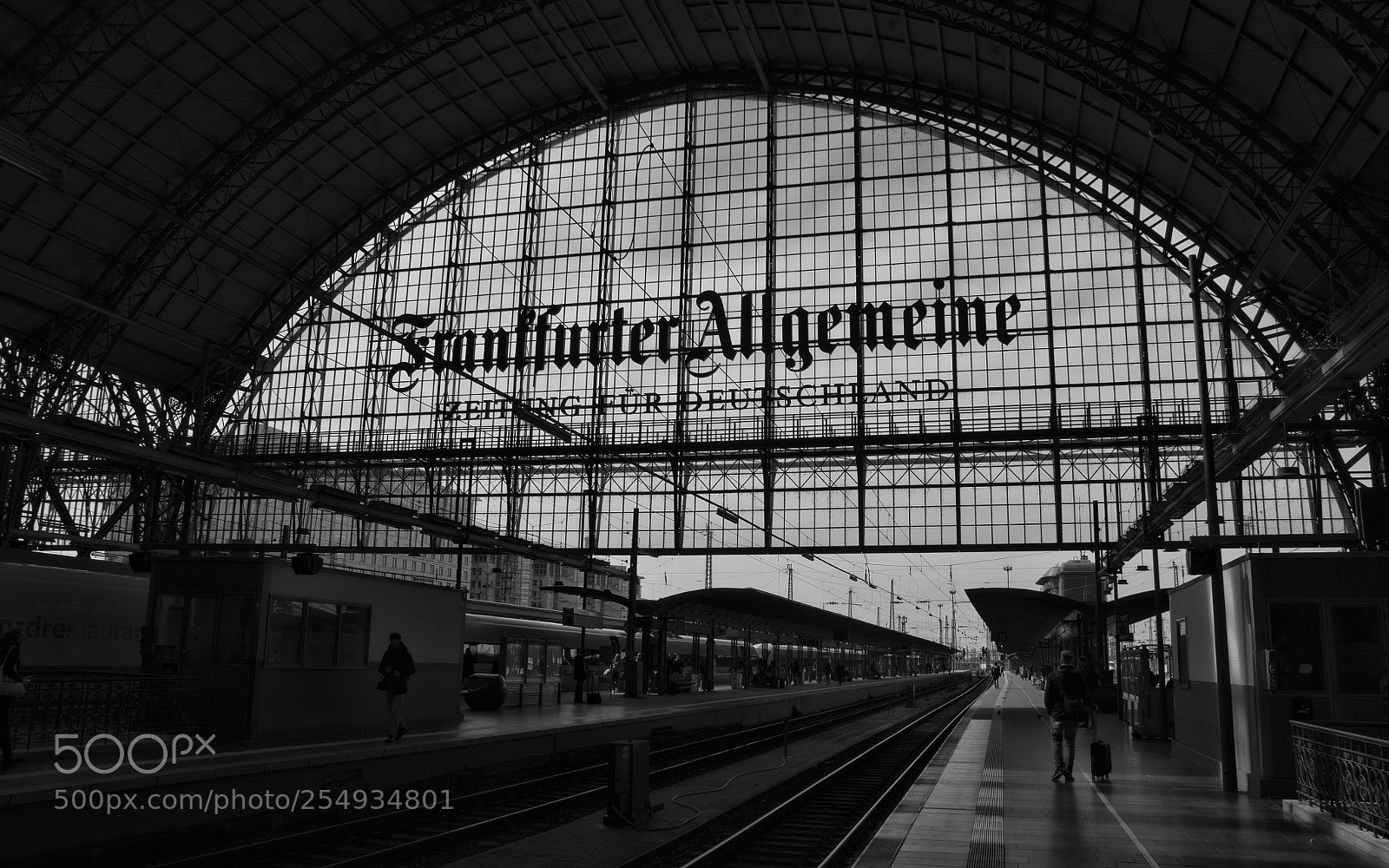 Nikon D5200 sample photo. Frankfurt hbf photography