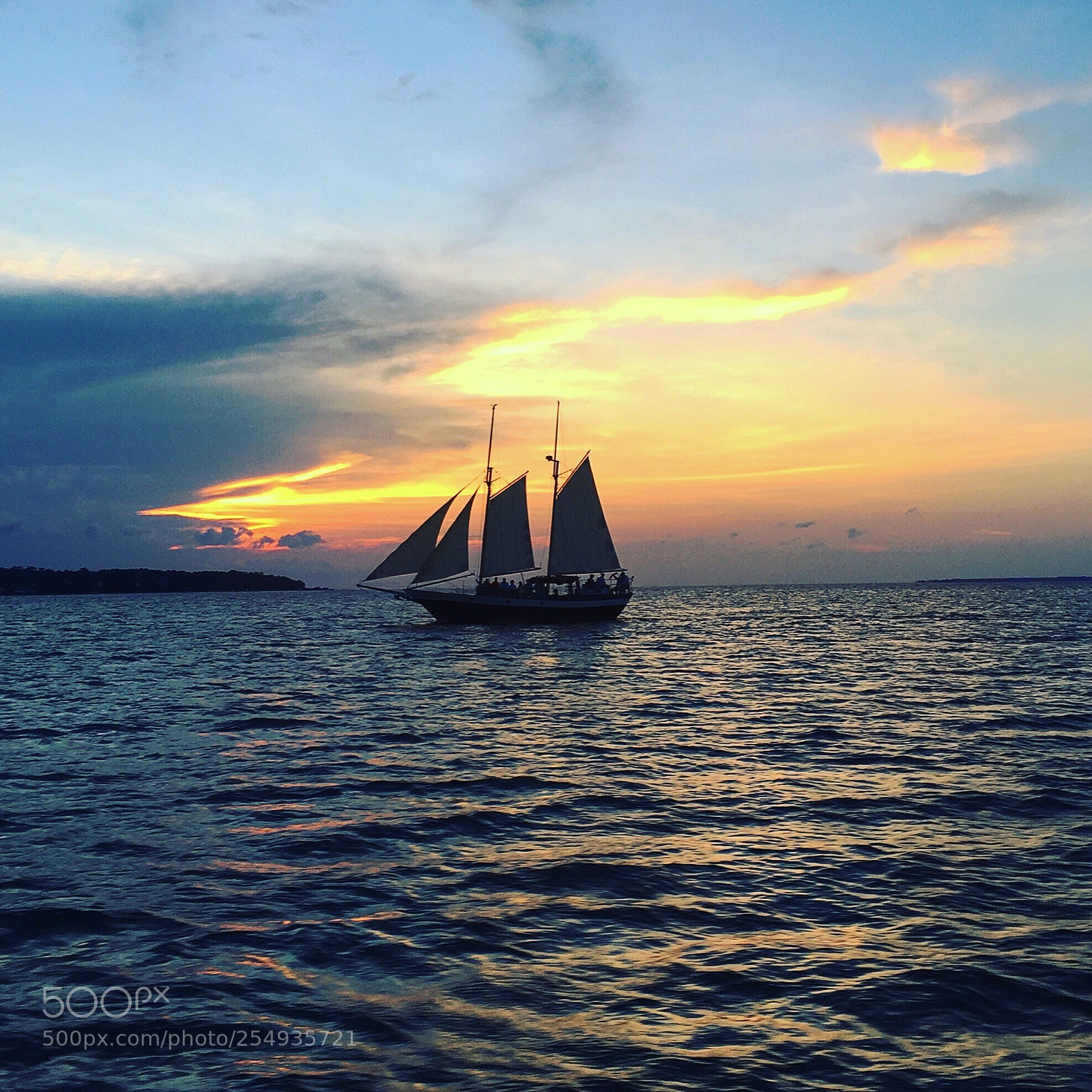Apple iPhone 6 sample photo. Sunset sail photography