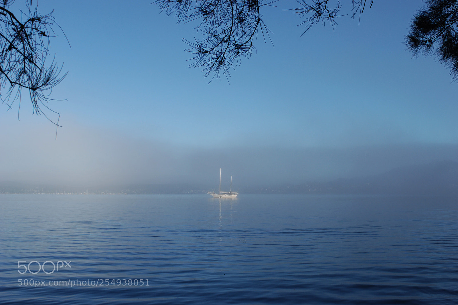 Nikon D80 sample photo. Distant mist photography