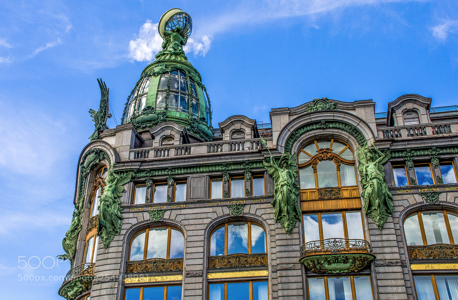 Nikon D7000 sample photo. Singer company building photography