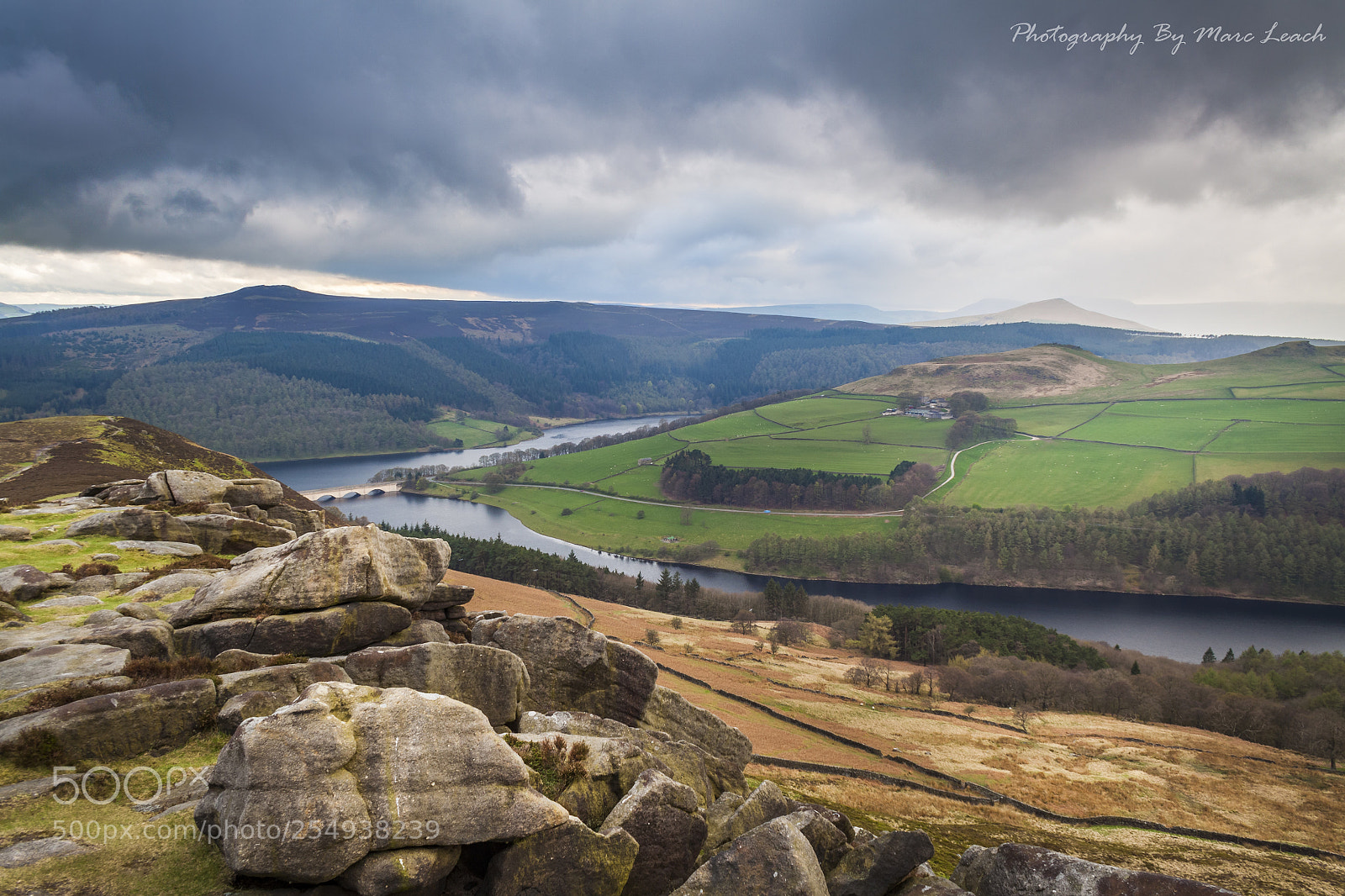 Canon EOS 50D sample photo. Storm clouds over ladybower photography