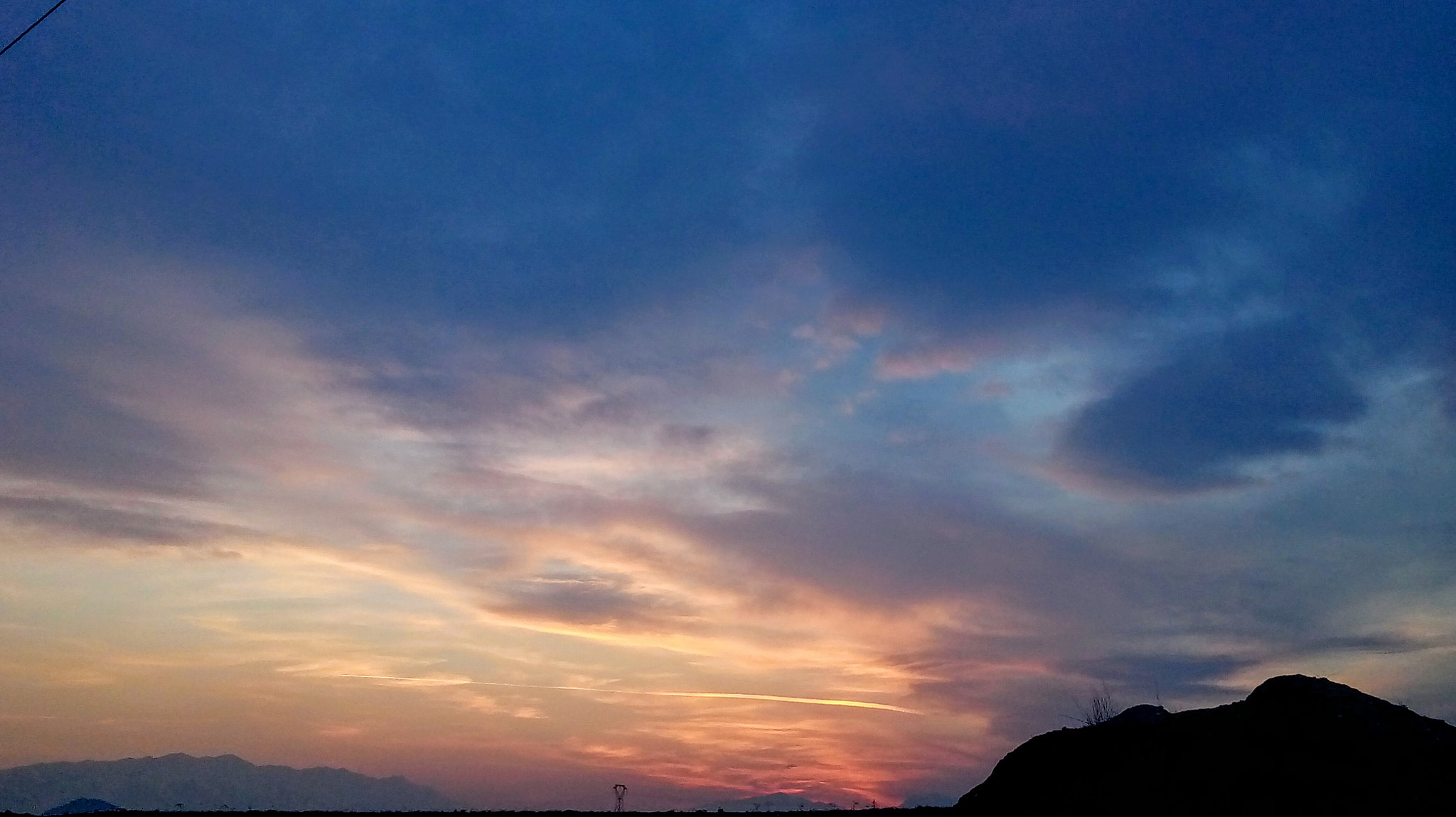 LG X POWER sample photo. Firuzkuh sunset photography
