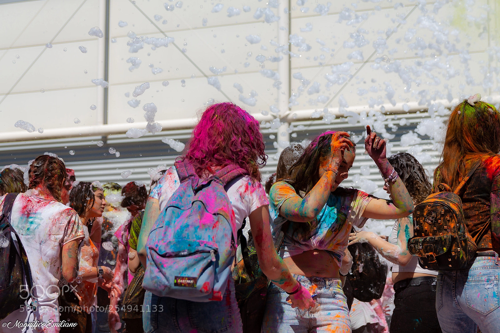 Canon EOS 50D sample photo. Holi party in rome photography