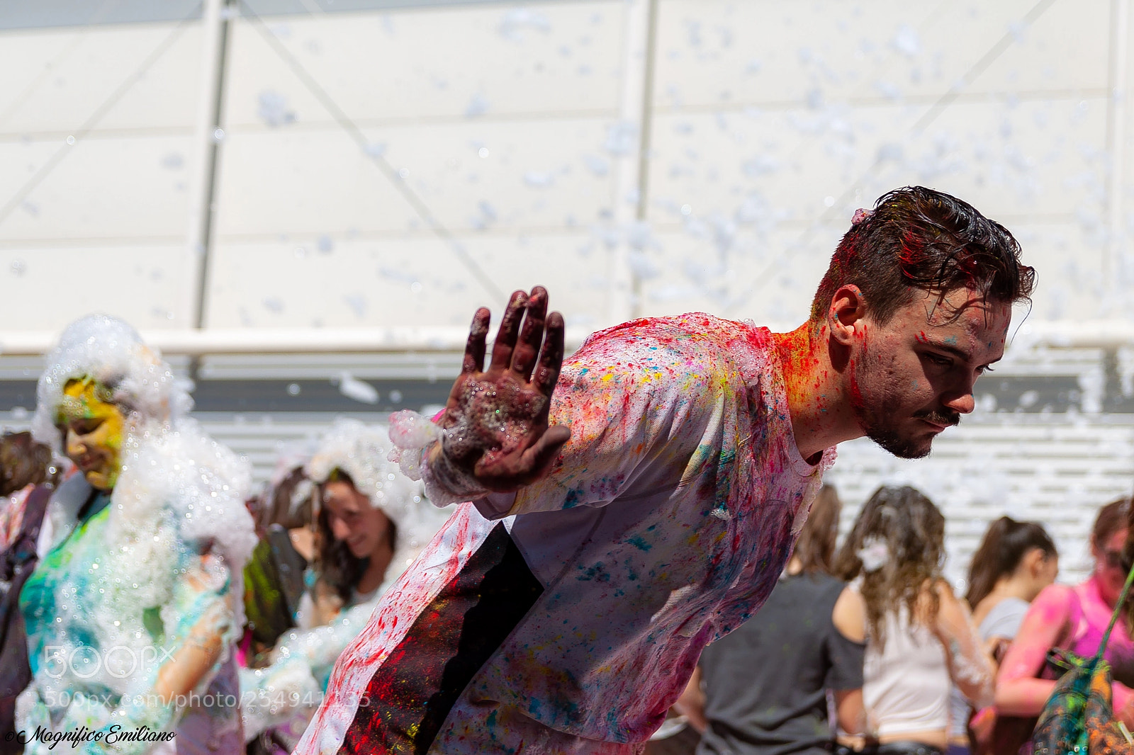Canon EOS 50D sample photo. Holi party in rome photography