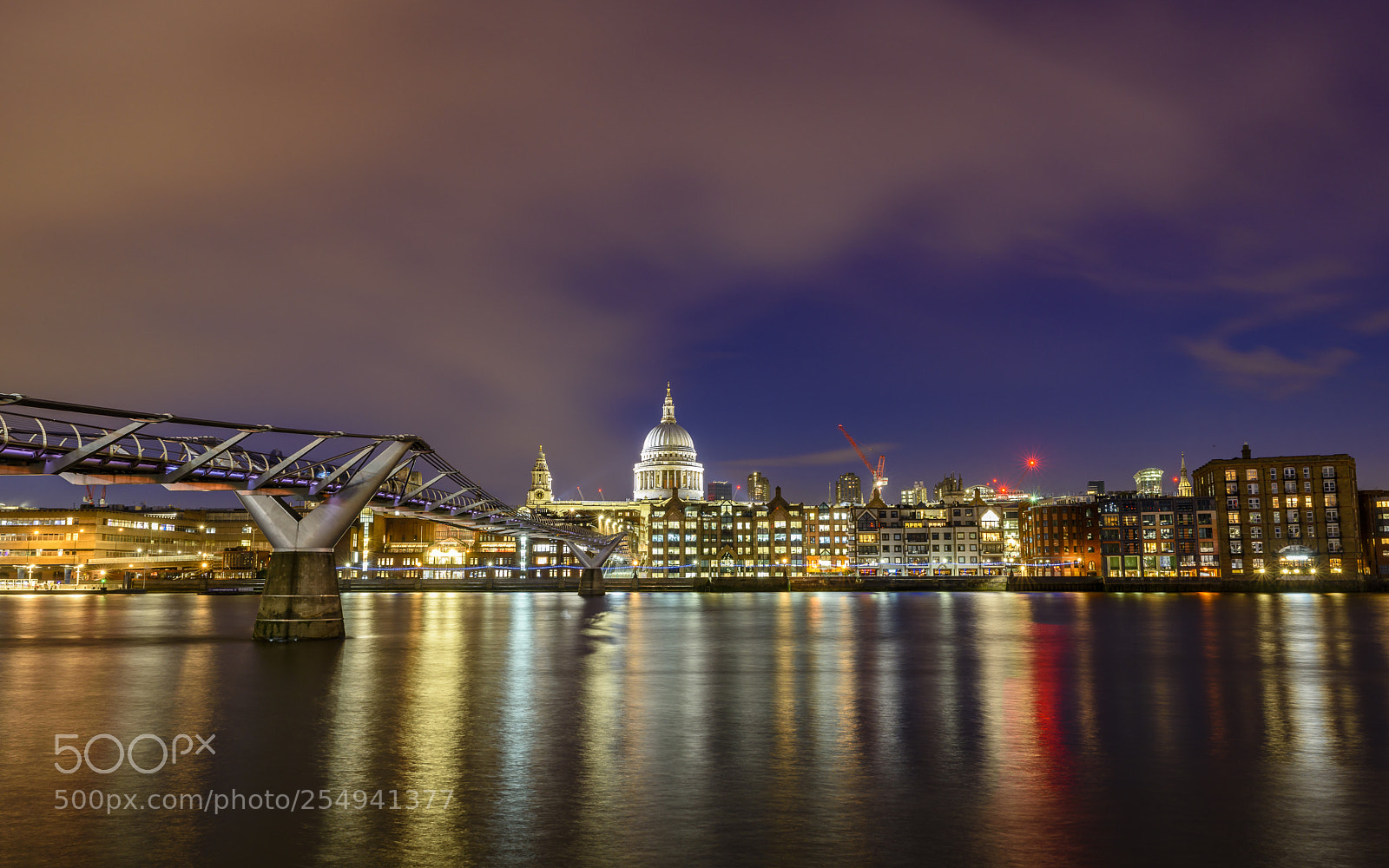 Nikon D810 sample photo. Sunset over st paul's photography