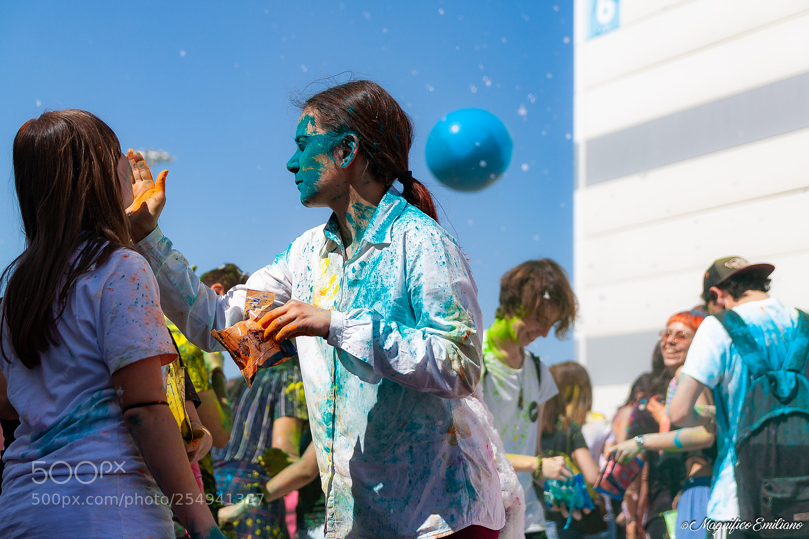 Canon EOS 50D sample photo. Holi party in rome photography