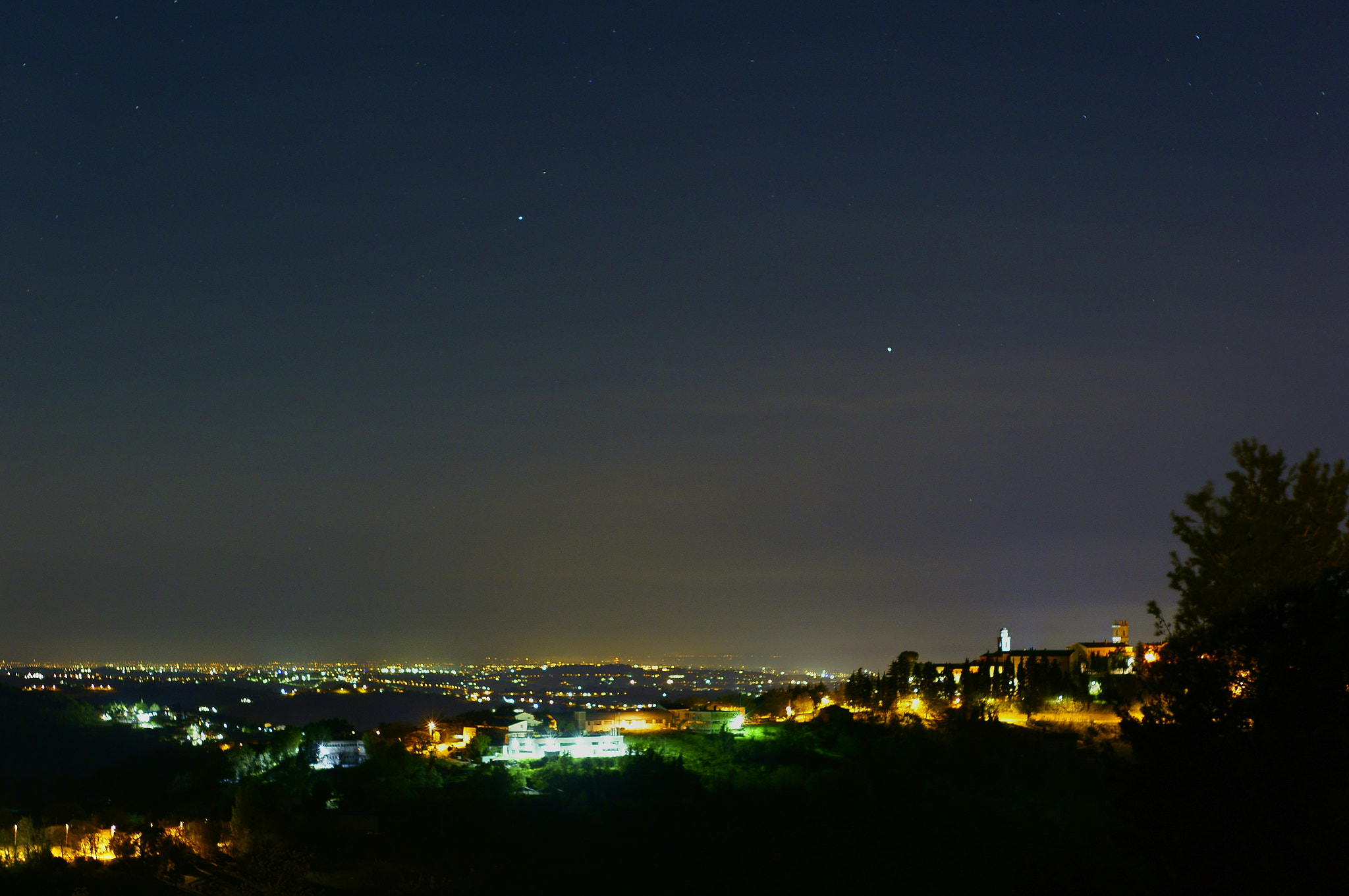 Sony SLT-A57 sample photo. Night panorama photography