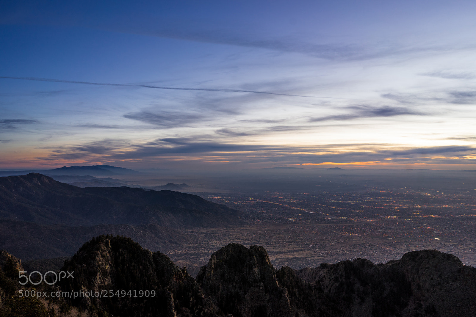 Sony a7 II sample photo. Albuquerque from sandia crest photography