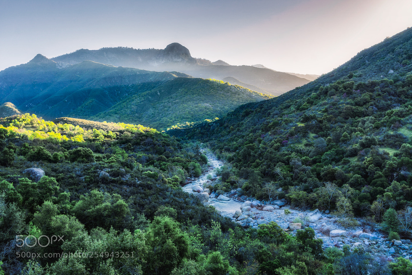 Sony a6000 sample photo. Sunrise over kaweah river photography