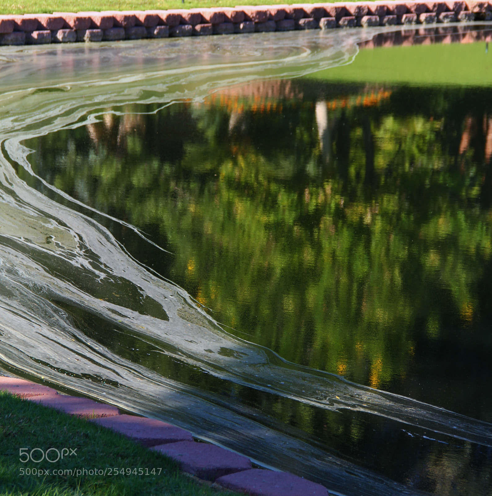 Canon EOS 60D sample photo. Filmy water pond abstract photography