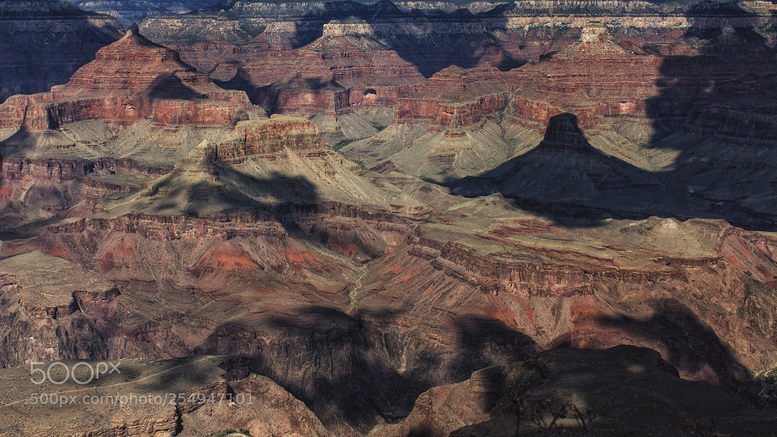 Canon EOS 1100D (EOS Rebel T3 / EOS Kiss X50) sample photo. Grand canyon shadows photography
