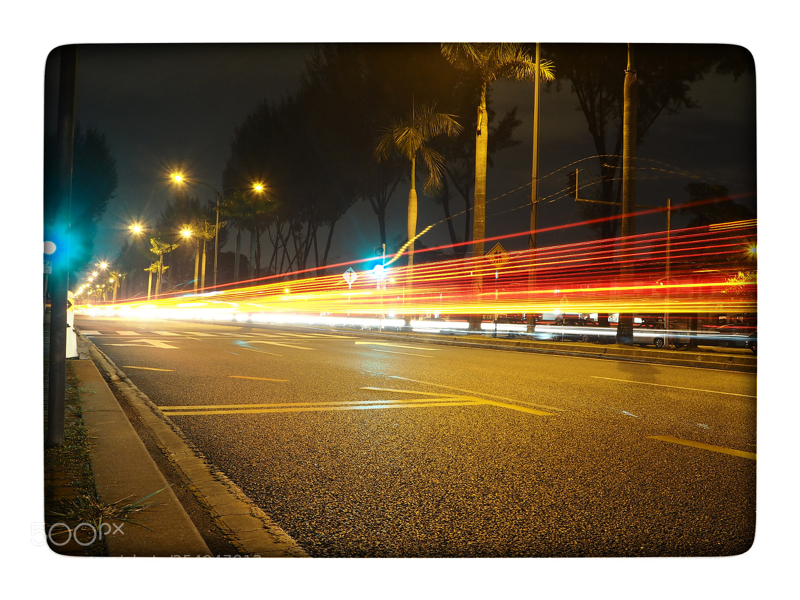 Olympus PEN E-PL7 sample photo. Light trail #01 photography