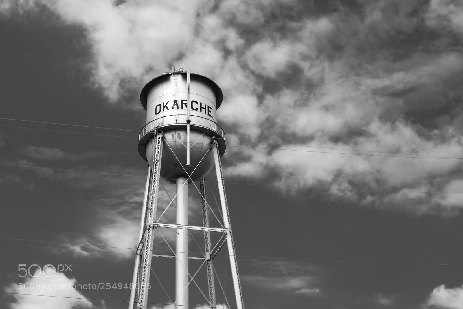 Nikon D7200 sample photo. Okarche tower photography