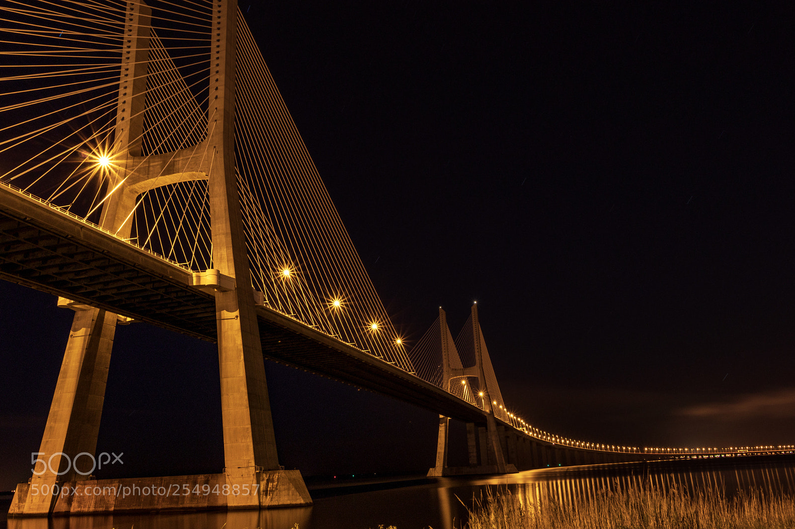 Canon EOS 80D sample photo. Towering bridge shining at photography