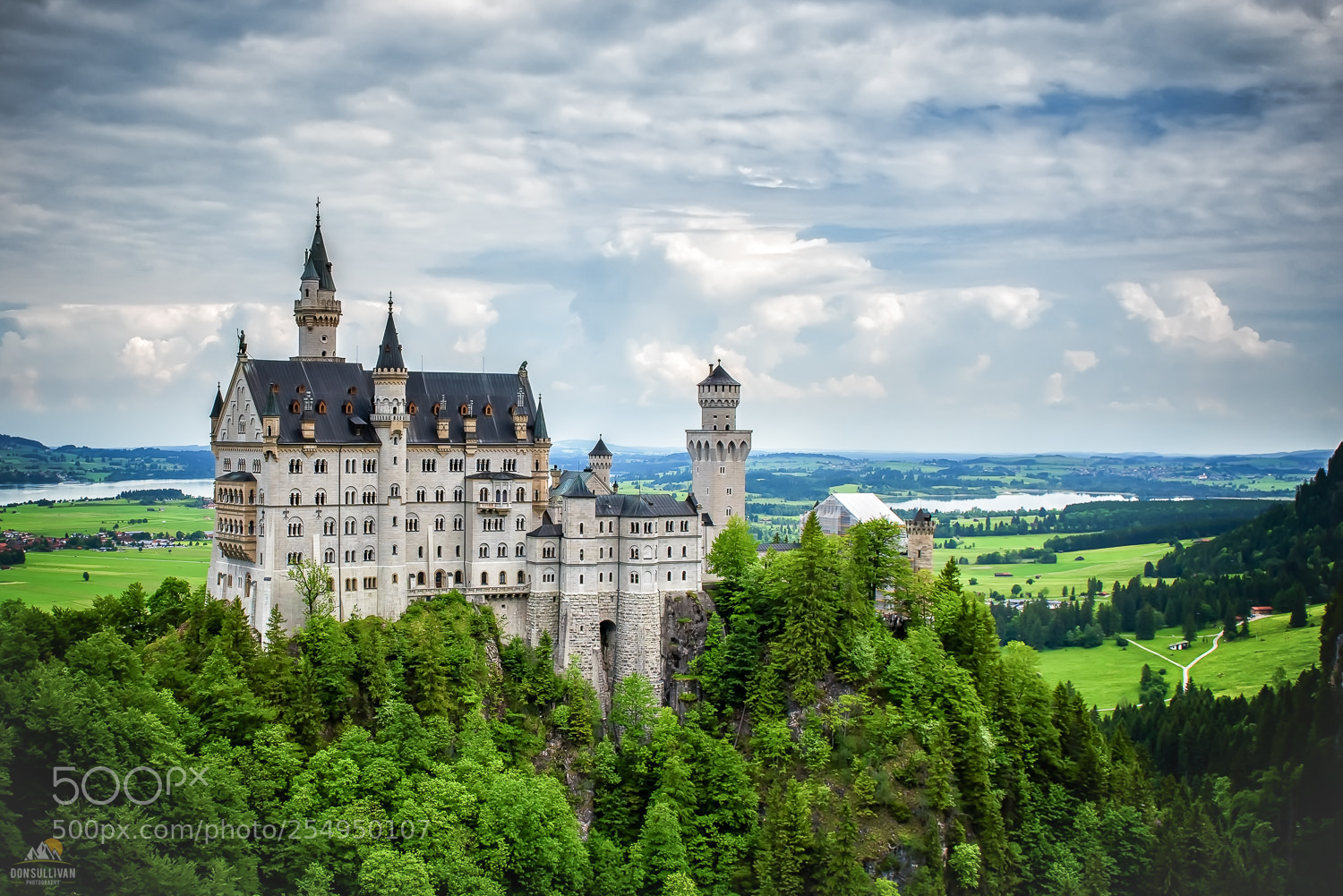 Nikon D810 sample photo. Neuschwanstein castle photography