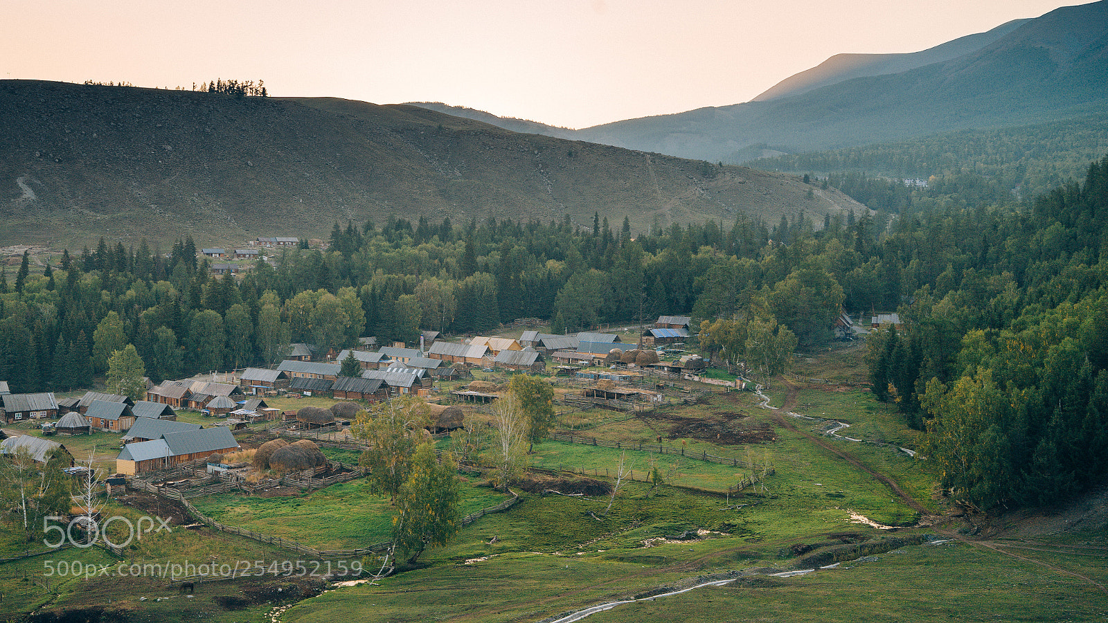 Sony a7 II sample photo. Silent village before dawn photography