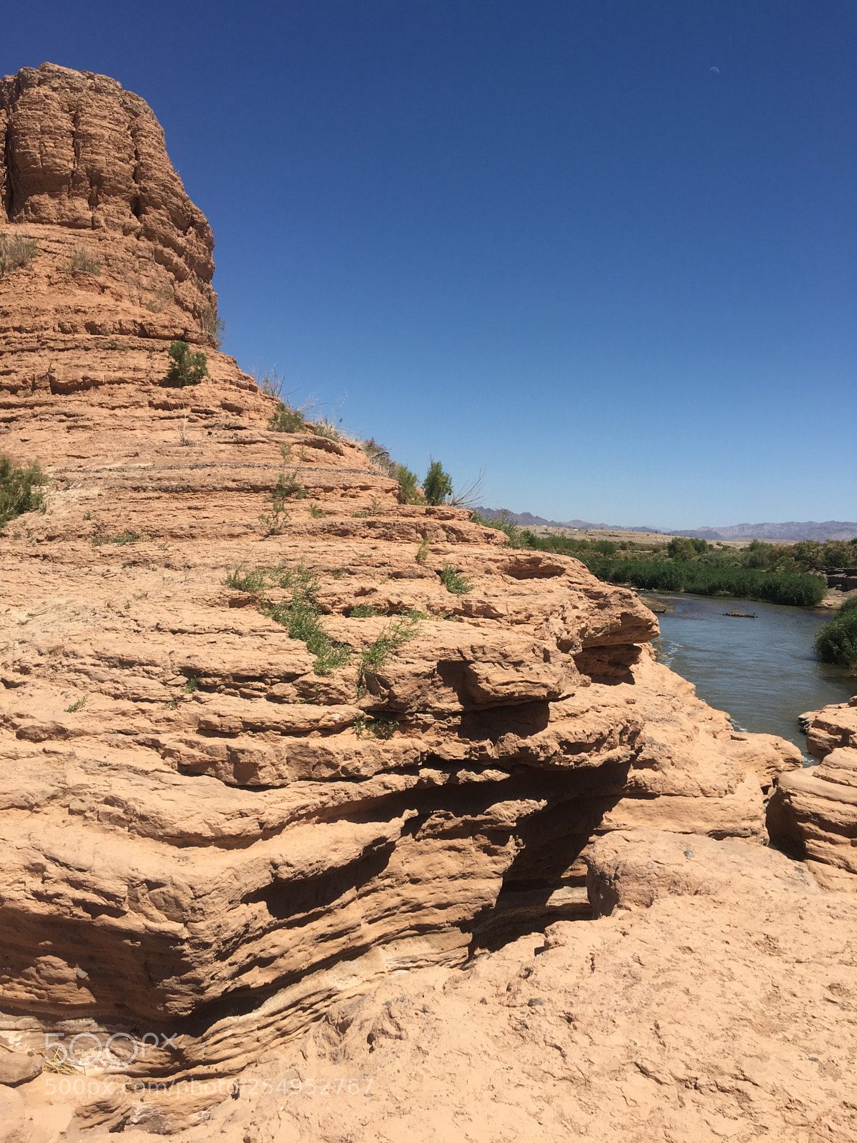 Apple iPhone 6s sample photo. Butte at lake mead photography
