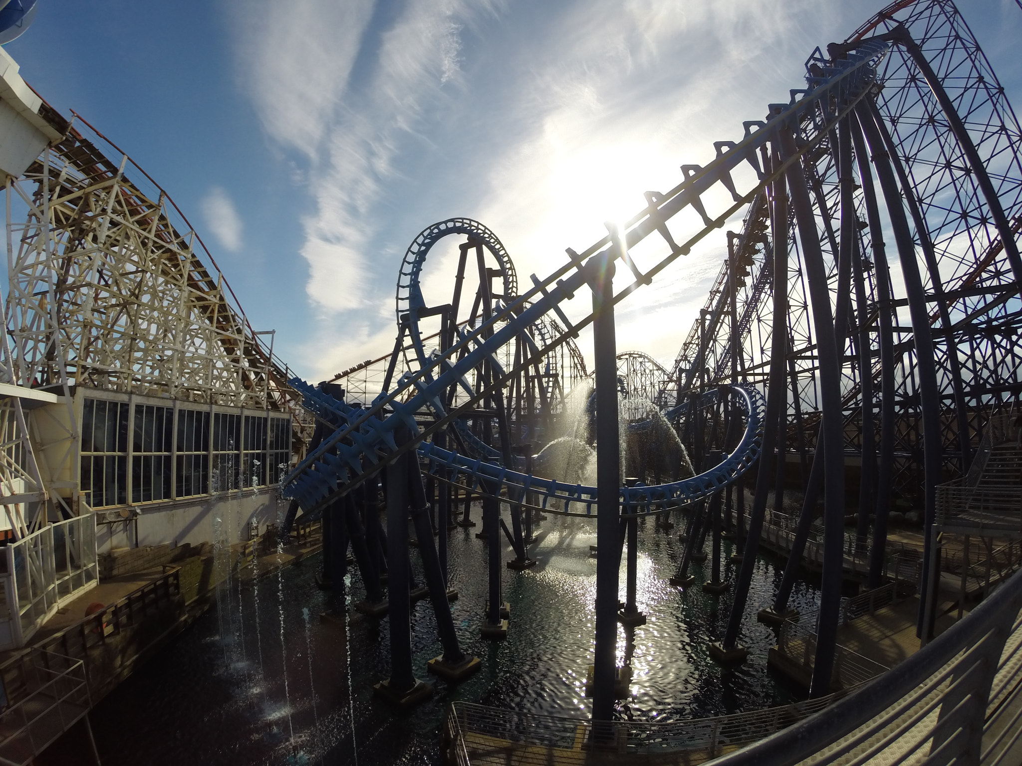 GoPro HERO3+ Black Edition sample photo. Blackpoolpleasurebeach photography