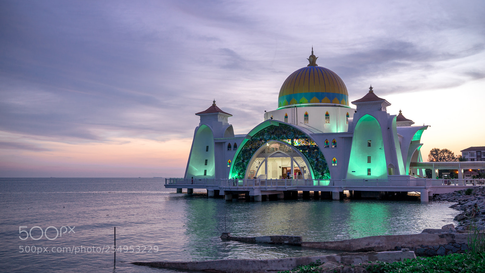 Sony a7 II sample photo. Malacca straits mosque in photography