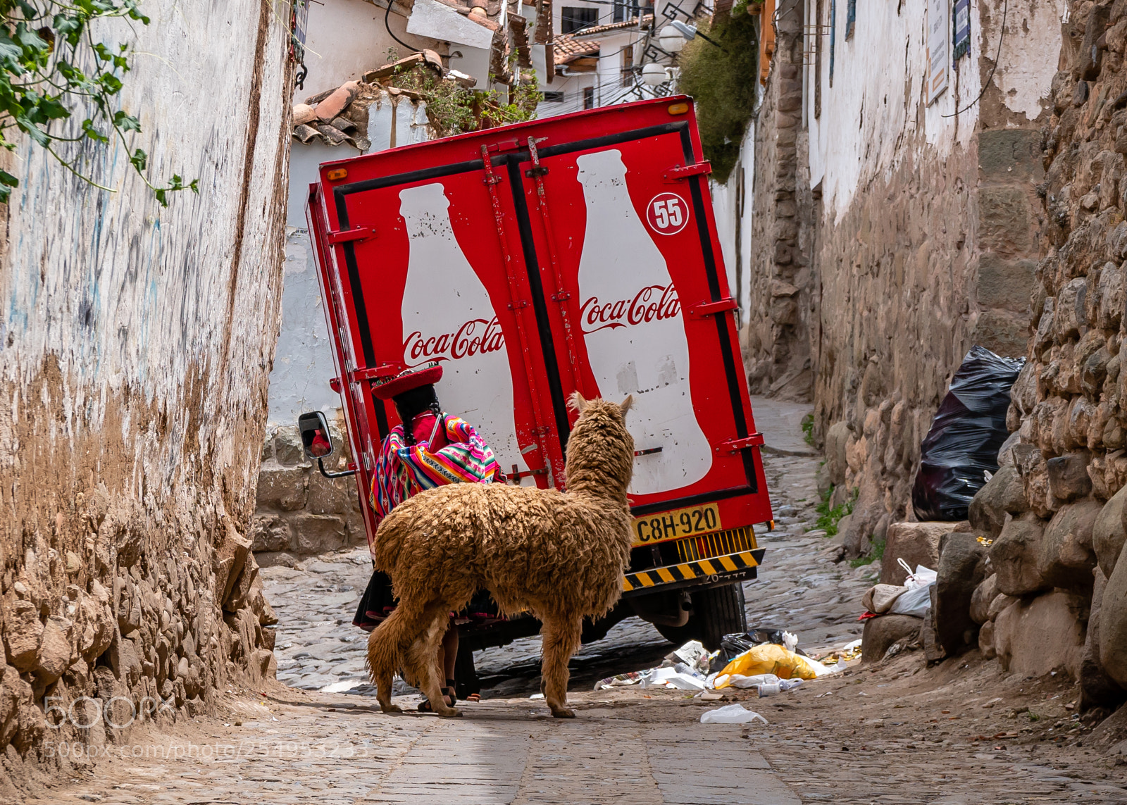 Sony a6500 sample photo. Road block photography