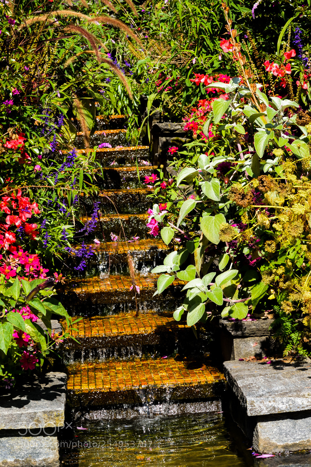 Nikon D3300 sample photo. Waterfall steps photography