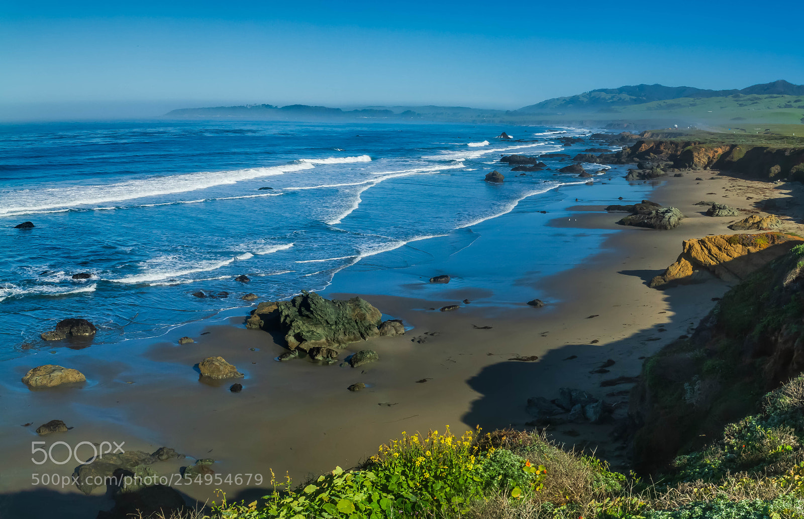 Canon EOS 7D sample photo. San simeon coast photography