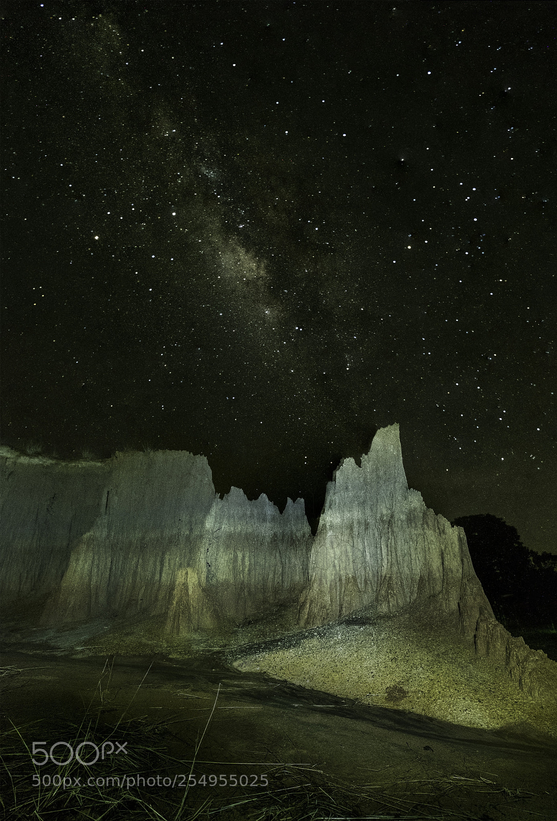 Fujifilm X-T2 sample photo. Milky way with ancient photography
