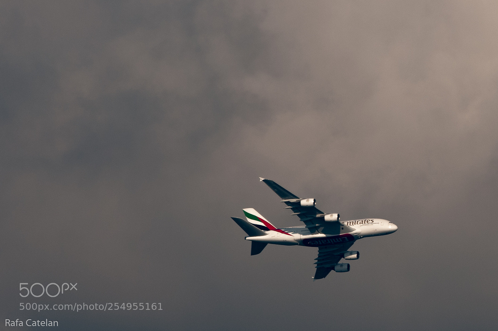 Nikon D300 sample photo. Airbus a380 emirates photography