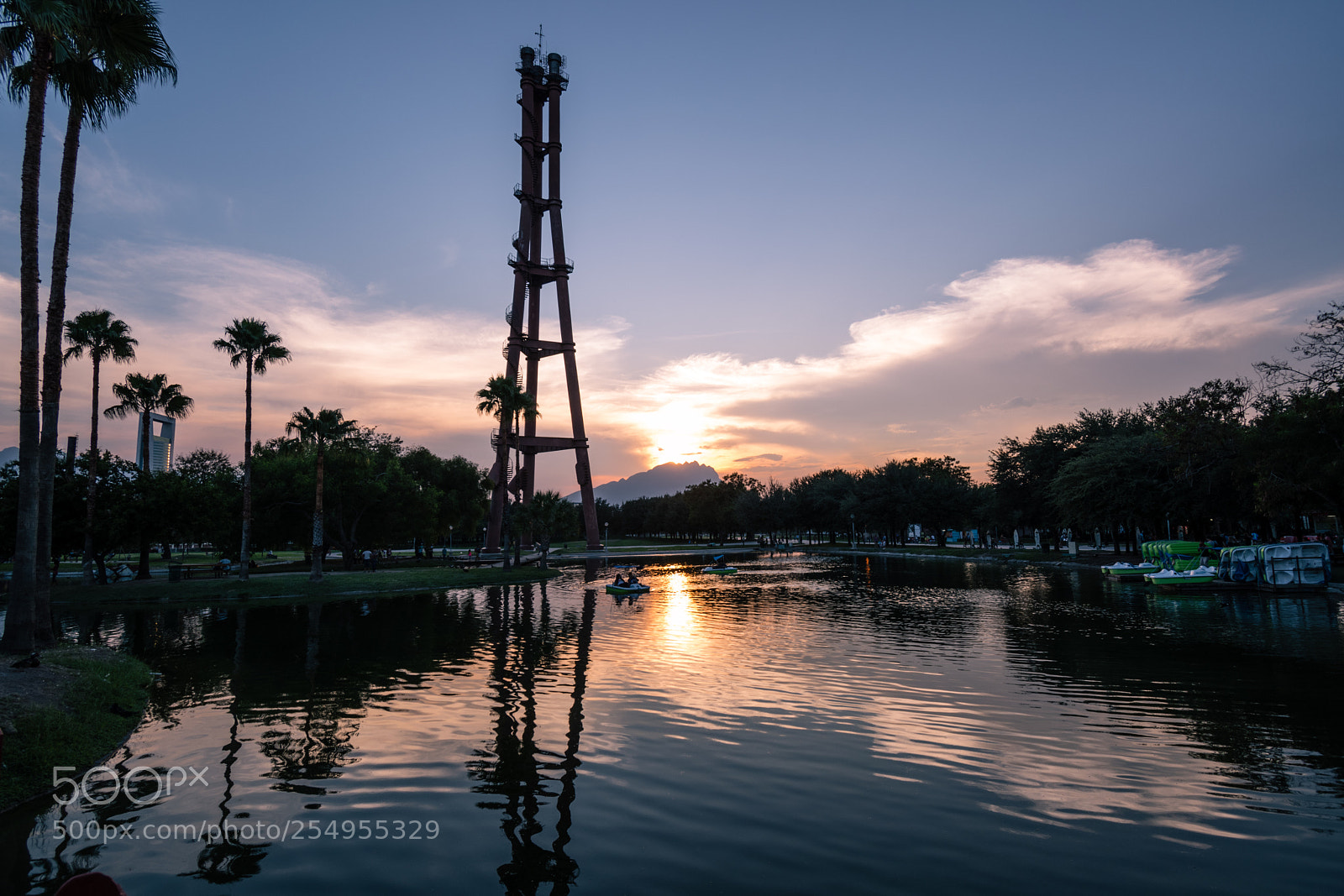 Nikon D5500 sample photo. Sunset fundidora park photography