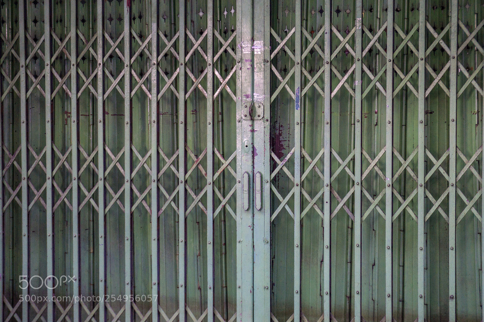 Sony a6000 sample photo. Slide iron door in photography