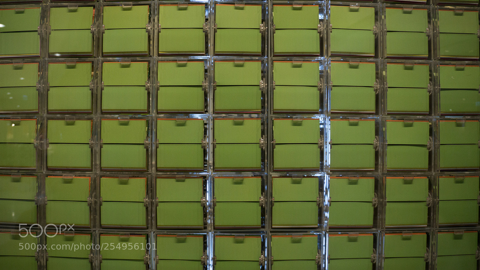 Sony a6000 sample photo. Green flip board pattern photography