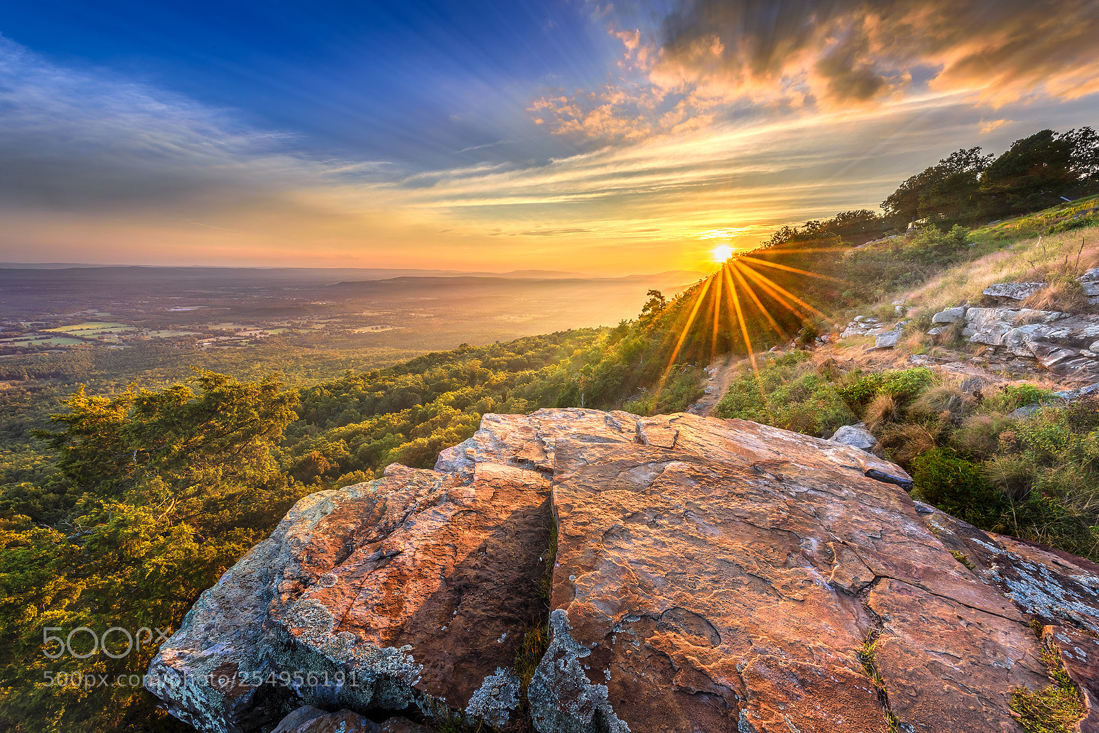 Nikon D810 sample photo. Sunset on mt nebo photography