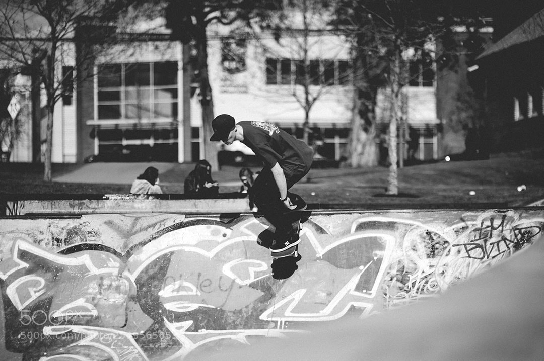 Nikon D810 sample photo. Skate the park photography