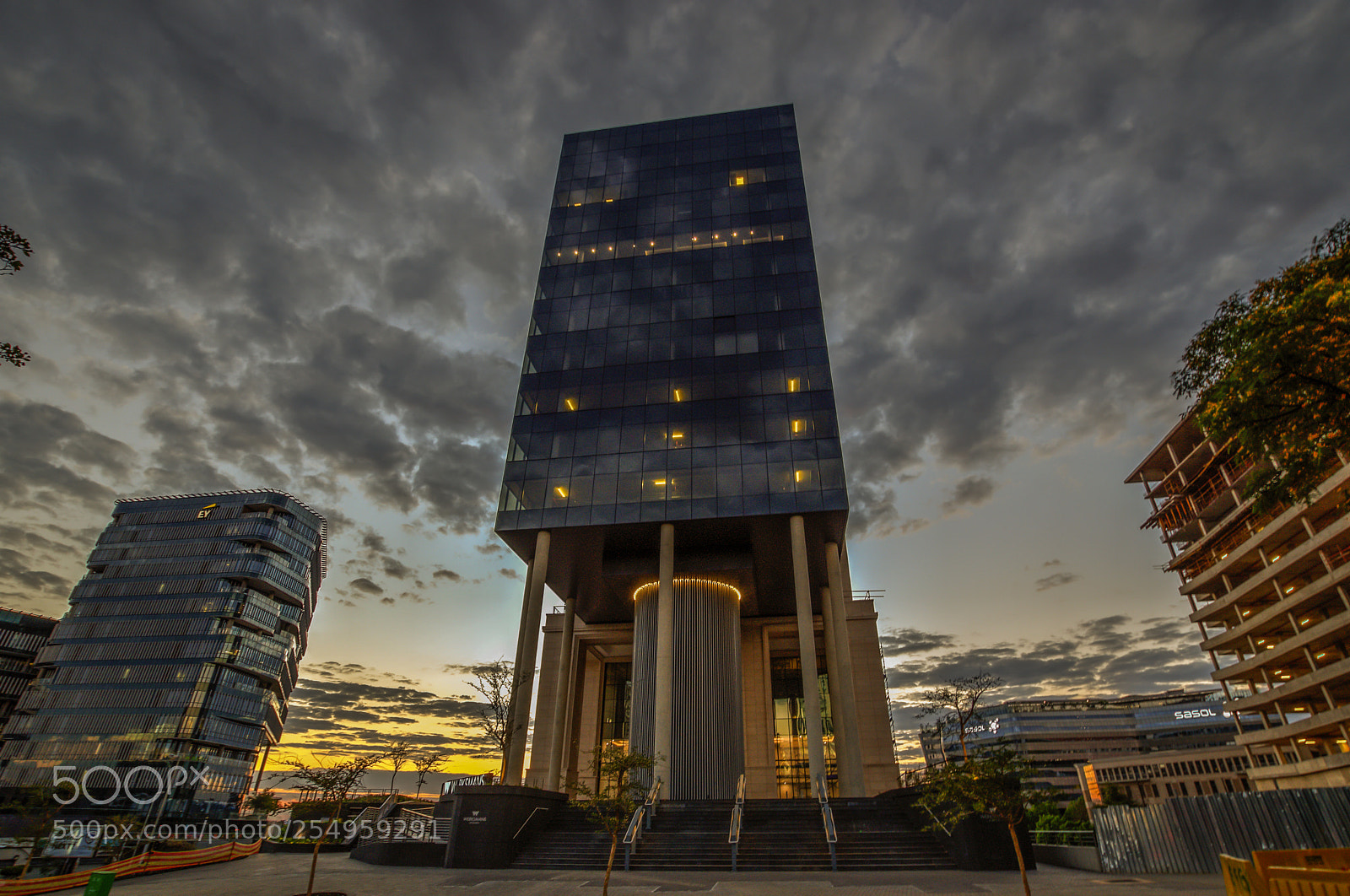 Nikon D5500 sample photo. Weskermans building, sandton photography
