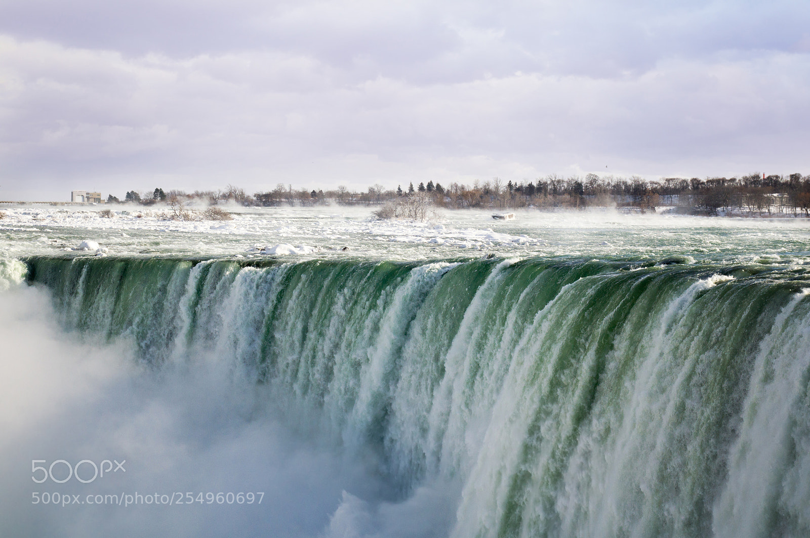 Sony SLT-A37 sample photo. Winter niagara falls view photography