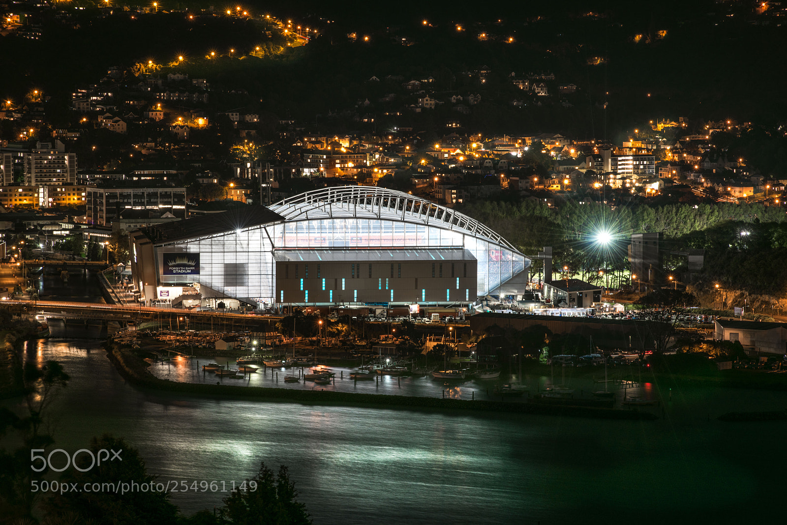 Nikon D810 sample photo. Forsyth barr stadium photography